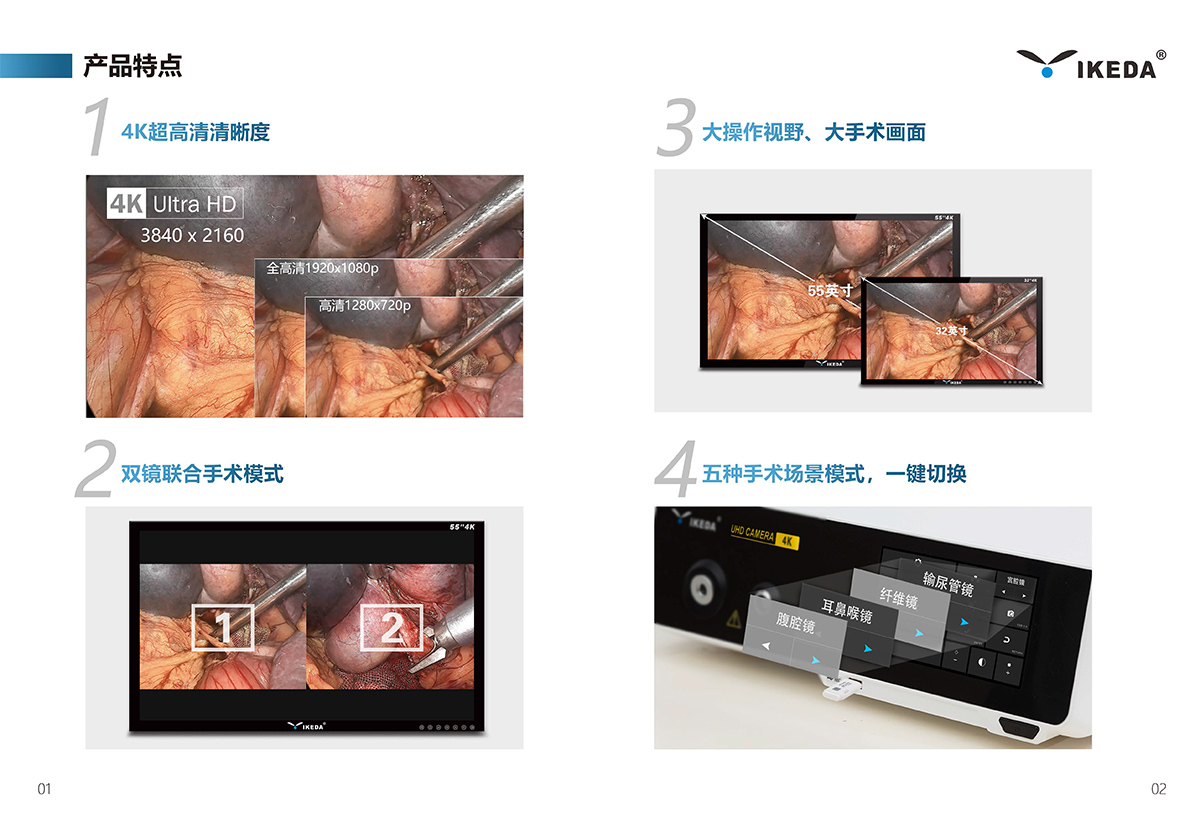 益柯達超高清4K醫用內窺鏡攝像系統的優勢有哪些? 益柯達超高清4K醫用內窺鏡攝像系統的優勢有哪些?