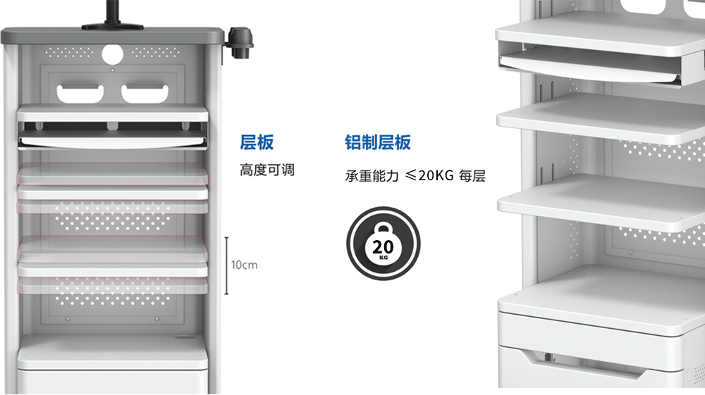 多層醫用臺車YKD-2101 多層醫用臺車YKD-2101