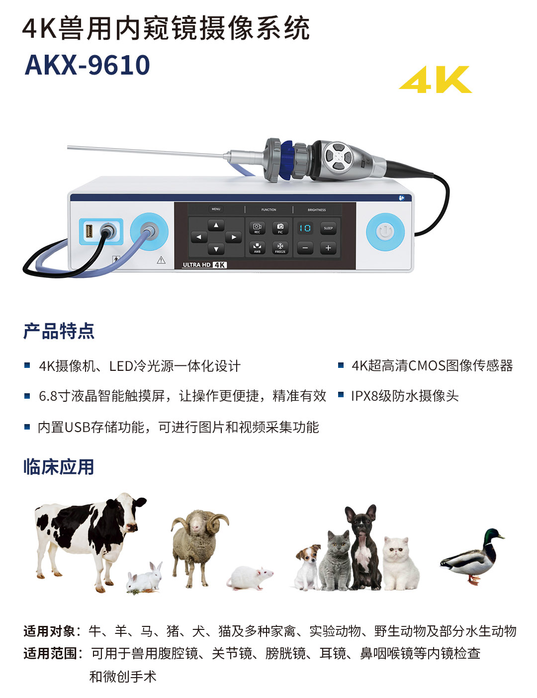 動物腹腔鏡解決方案 動物腹腔鏡解決方案