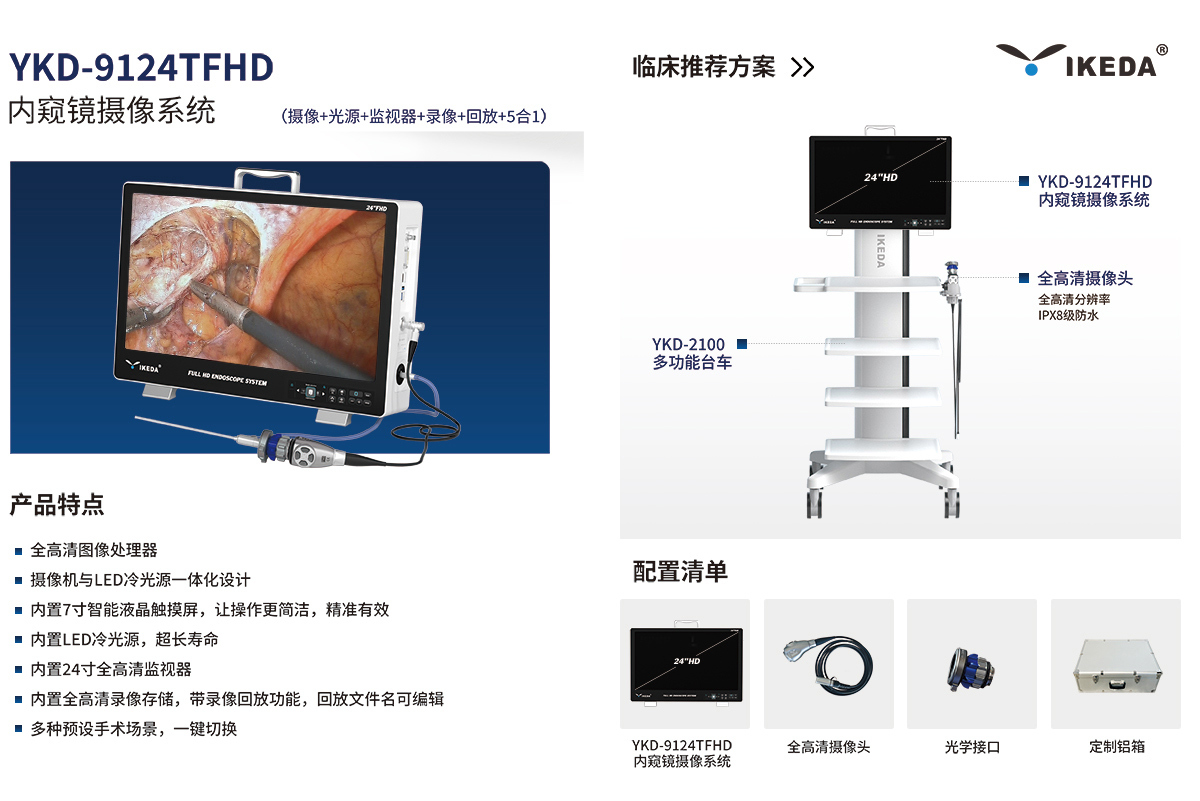 內窺鏡攝像系統 YKD-9124TFHD
